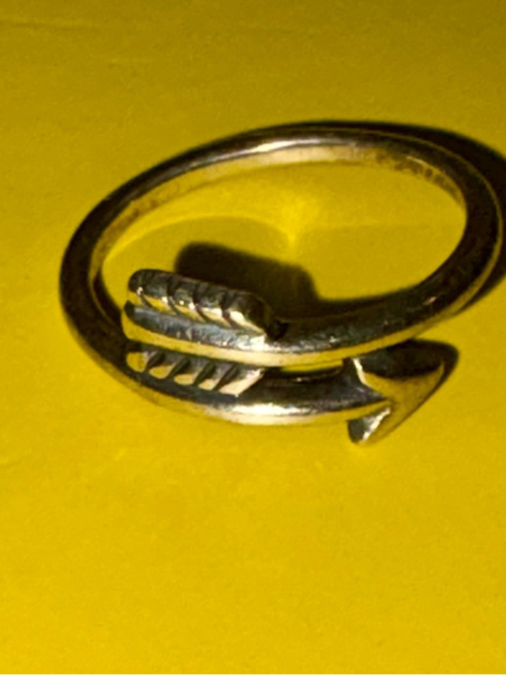 James Avery Arrow Wrap Ring Sterling Silver Size 7